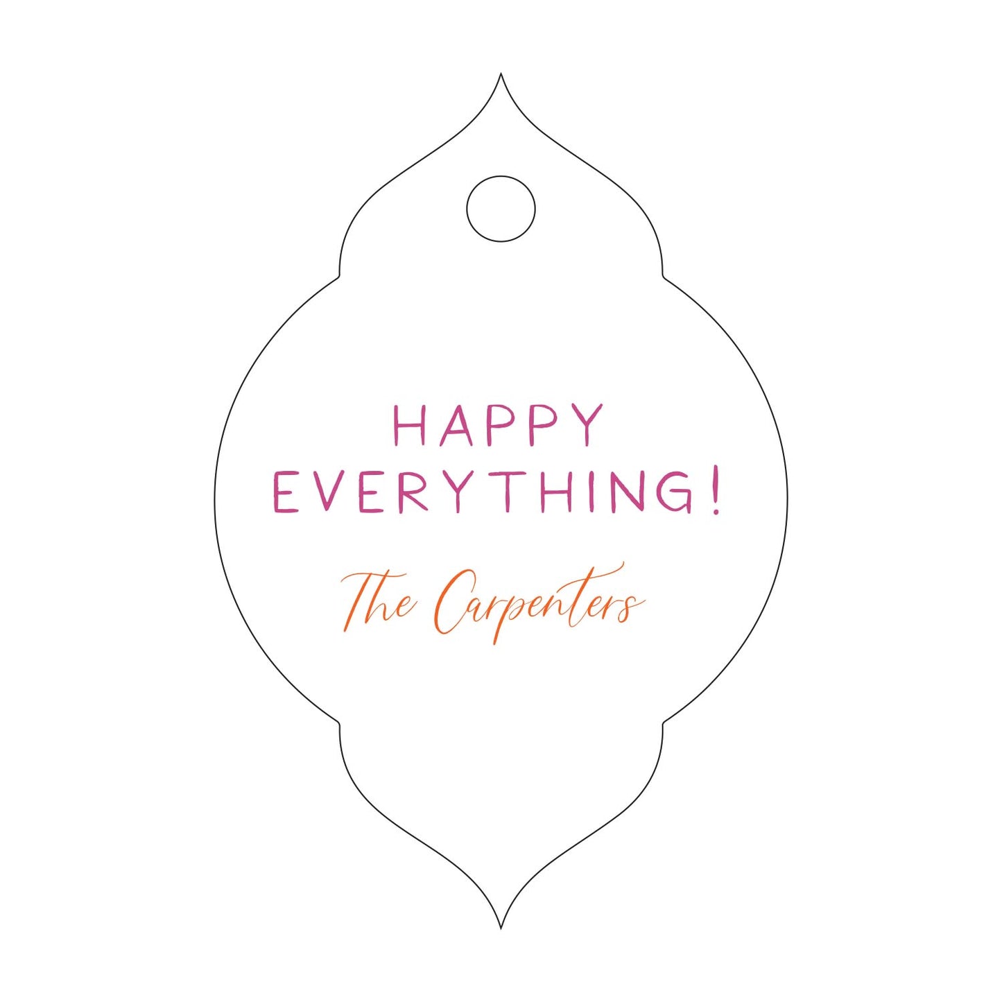 Personalized Gift Tag - T397