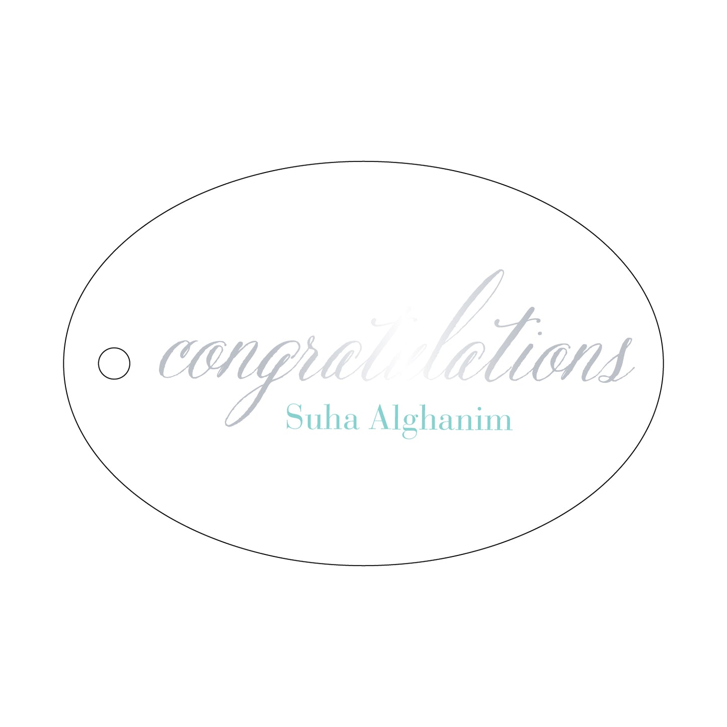 Personalized Gift Tag - T106