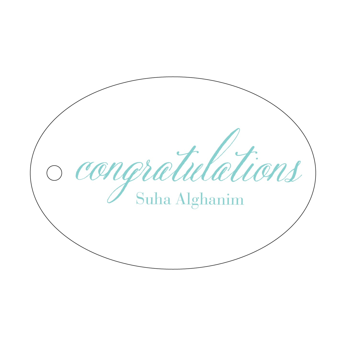 Personalized Gift Tag - T106