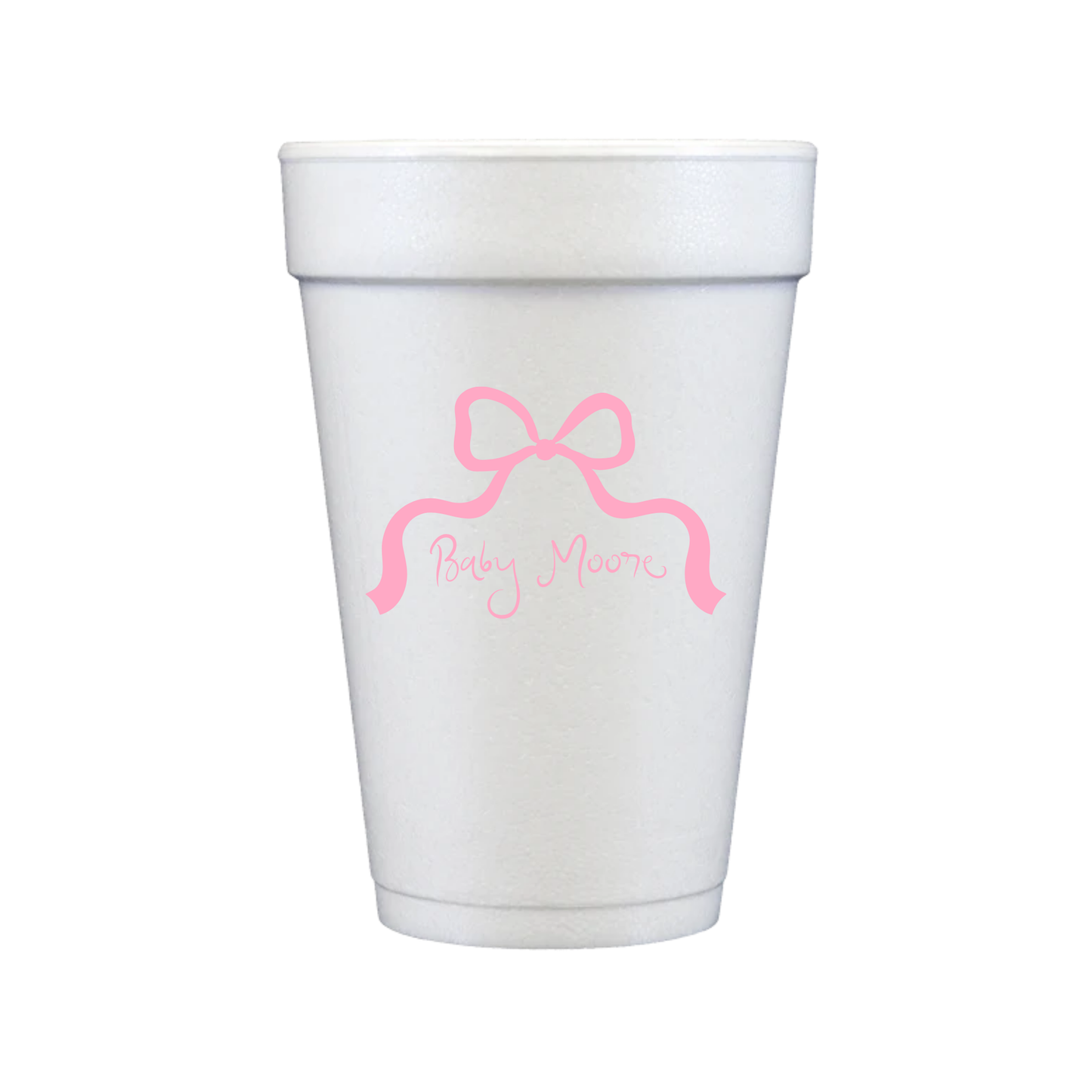 Bow Styrofoam Cups