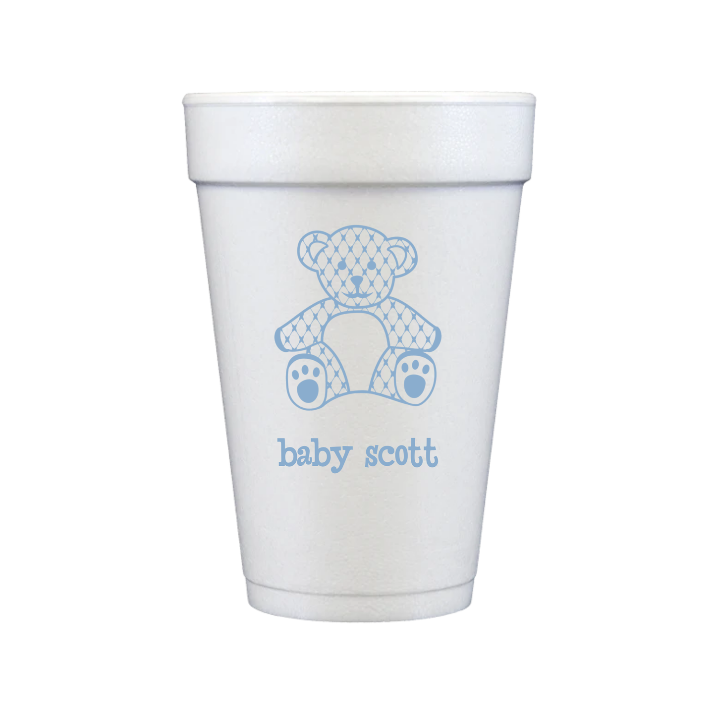 Bear Styrofoam Cups