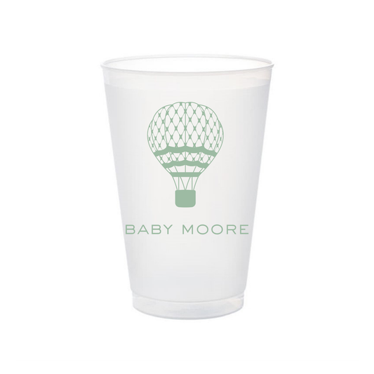 Hot Air Balloon Frosted Flex Cup