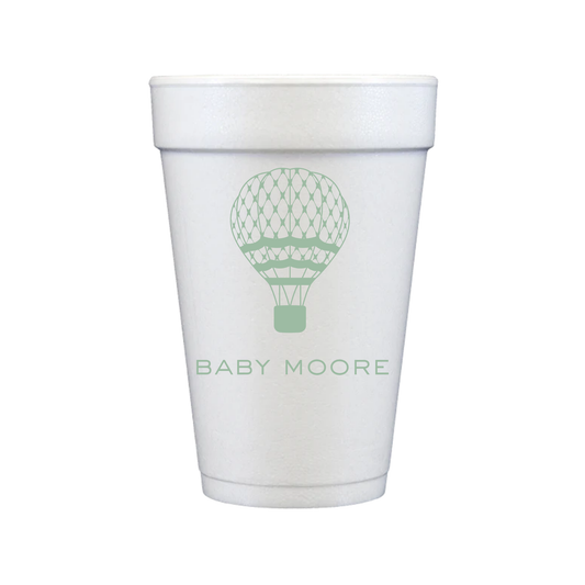 Hot Air Balloon Styrofoam Cups