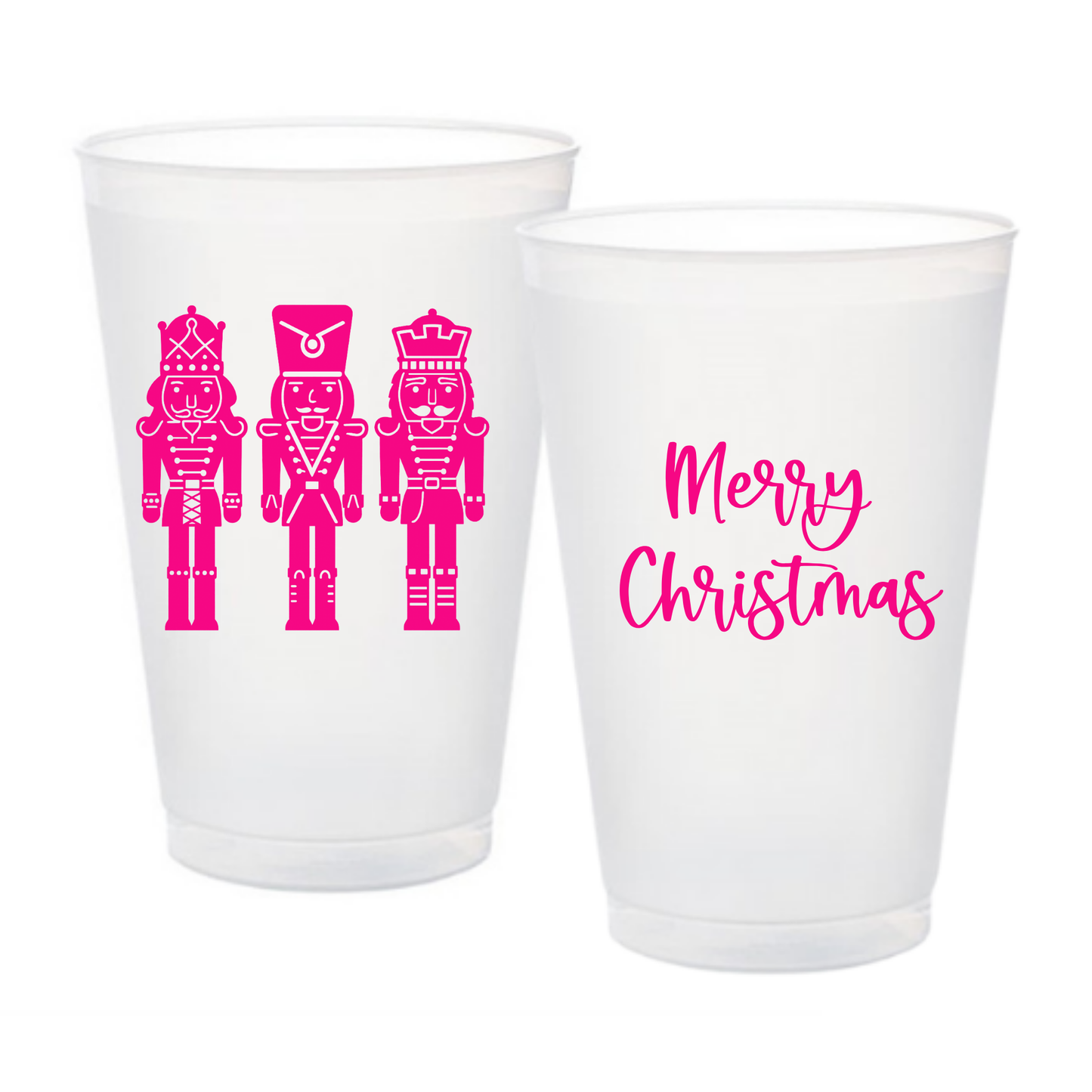 Nutcracker Holiday Frosted Cups
