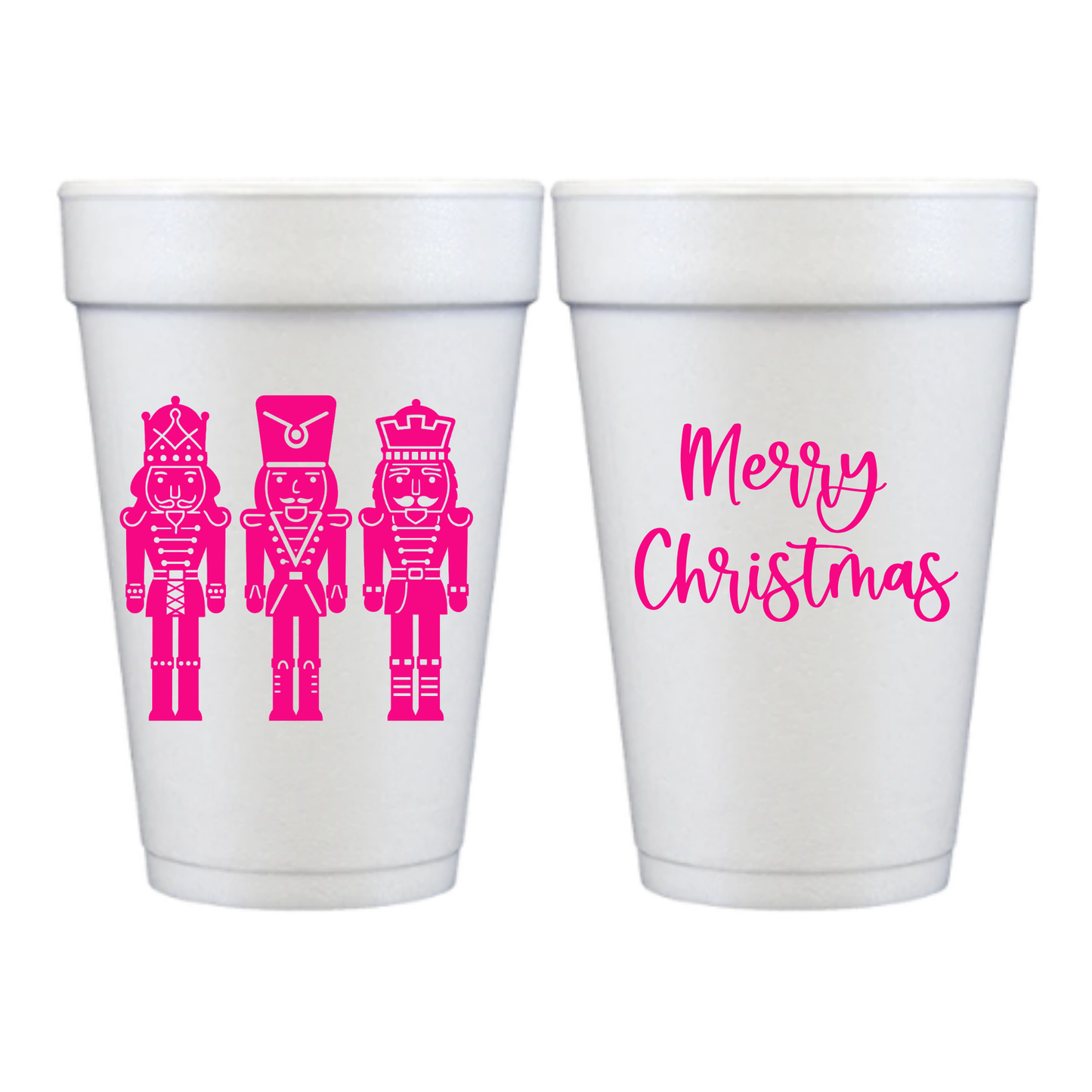 Nutcracker Holiday Styrofoam Cups