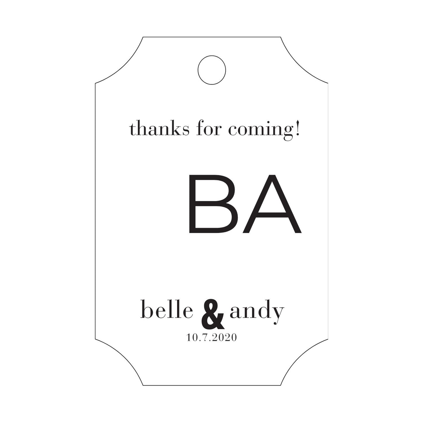 Personalized Gift Tag - T387